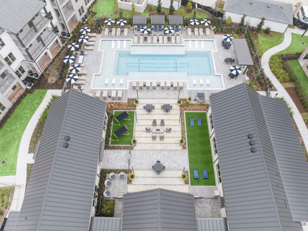 Comercial Pool Arial - Missouri City Texas